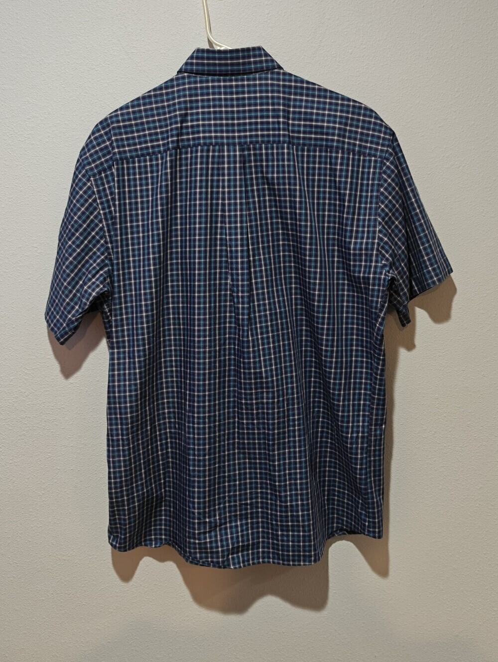Peter Millar Plaid Button Down Shirt Large Cotton Collared Pocket - Picture 3 of 8